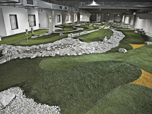 Indoor Mini-Golfplatz